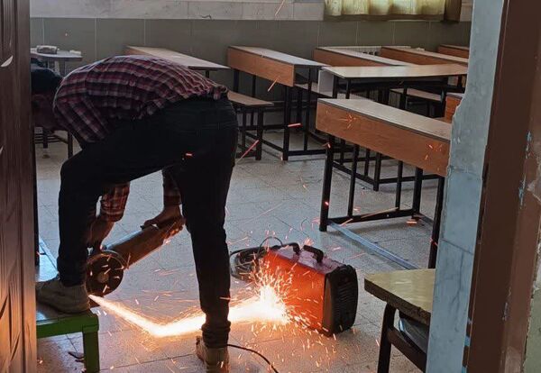 آماده سازی دبیرستان میثاق برای اول مهر