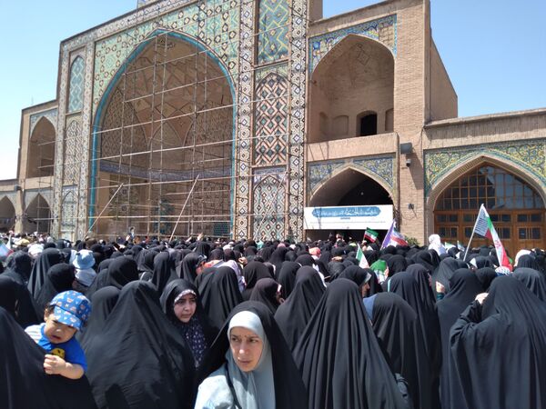 راهپیمایی مردم قزوین در جمعه خشم ونصر 