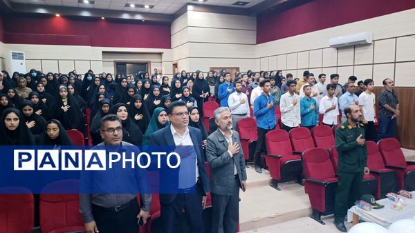 مراسم جشن تلاش و قدردانی از ۲۳۴ دانش‌آموز و دبیر برتر رودان