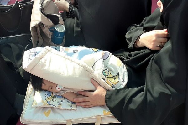  مراسم ختم دعای عرفه کنار مزار شهدای گمنام نسیم شهر 