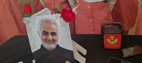 پنجمین سالگرد شهادت سردار دلها در دبستان سمیه