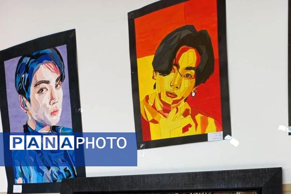 نمایشگاه ایرانمون هنرستان پروین اعتصامی  پردیس به مناسبت دهه فجر 
