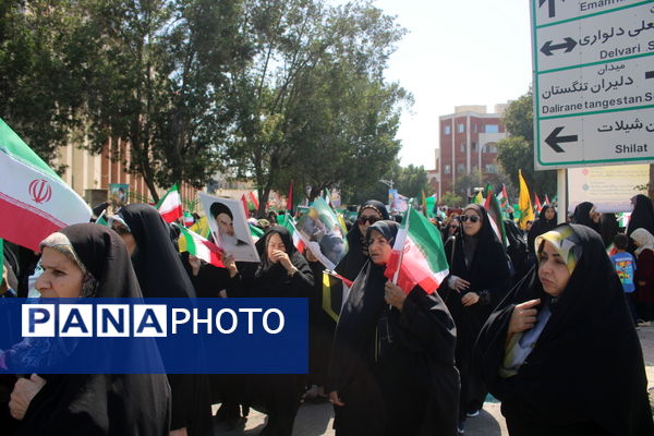 راهپیمایی روز قدس در بوشهر