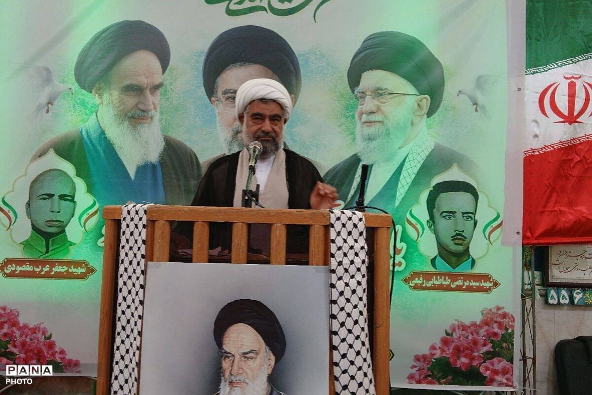 نماز جمعه و مراسم قیام ۱۵خرداد در محمدآباد شهر جوادآباد