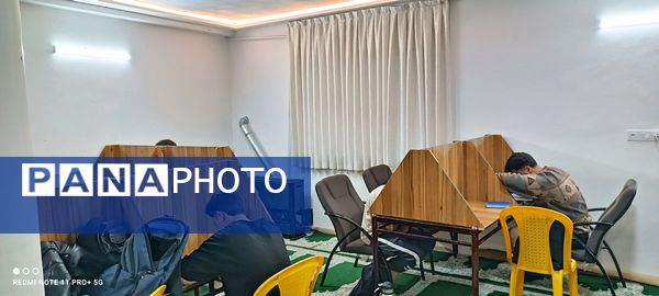 قرائت خانه دبیرستان نمونه آیت‌الله خامنه ای؛ مکانی ایمن و مجهز برای درس خواندن دانش آموزان 