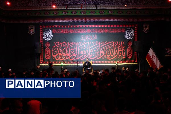 مراسم سوگواری شب هشتم محرم در هیئت انصار الحجه نیشابور 