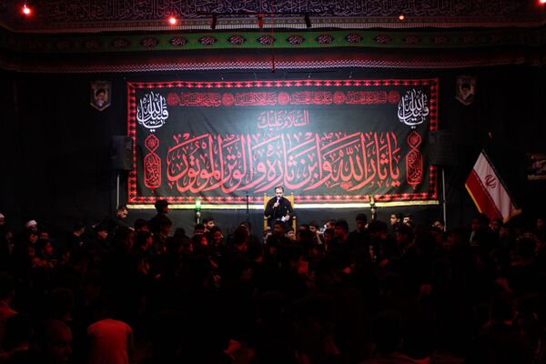 مراسم سوگواری شب هشتم محرم در هیئت انصار الحجه نیشابور 