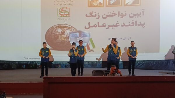 آیین نواخته شدن زنگ پدافند غیر عامل در ناحیه 7 مشهد