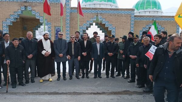 حضور گسترده مردم شهر توره در راهپیمایی۲۲ بهمن، تجلی اتحاد و ایستادگی