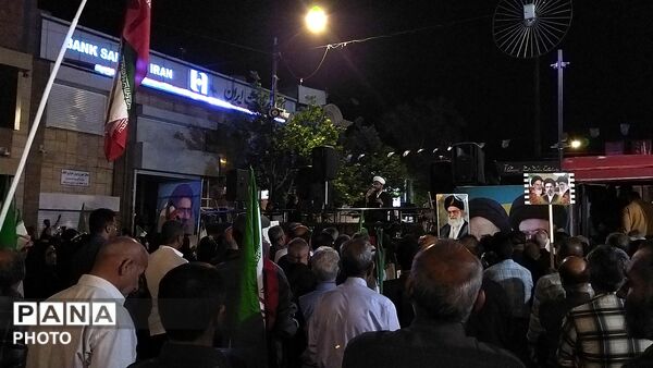 هشتاد و پنجمین شب از شب های مقاومت نیشابور در قاب پانا 