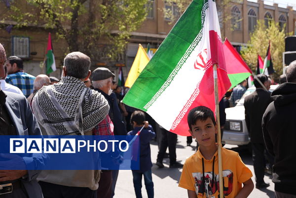 راهپیمایی روز قدس در یزد