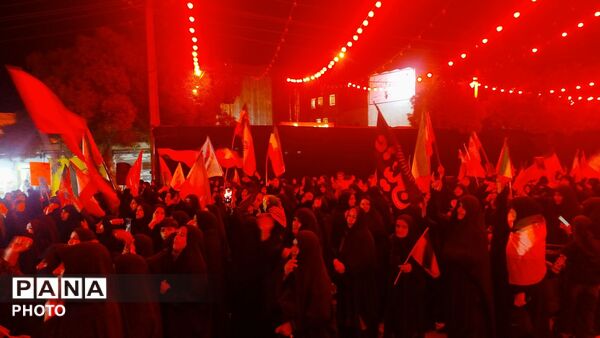 طنین نوای یا حسین (ع) در دومین شب از ماه محرم در نورآباد