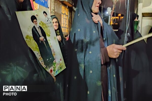 هم صدایی مردم شهر بار در حمایت از آرمان ها 