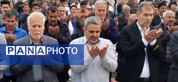 نماز عید سعید فطر در شهر جعفریه قم