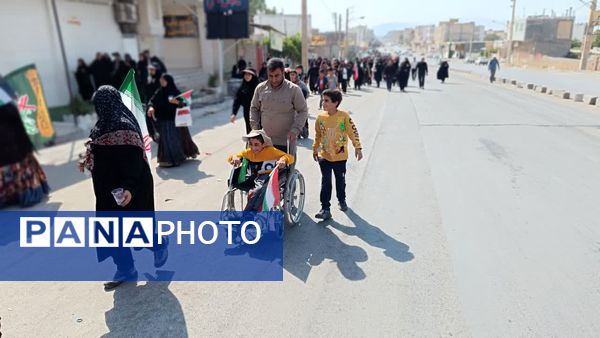 پیاده‌روی جاماندگان اربعین حسینی در یاسوج