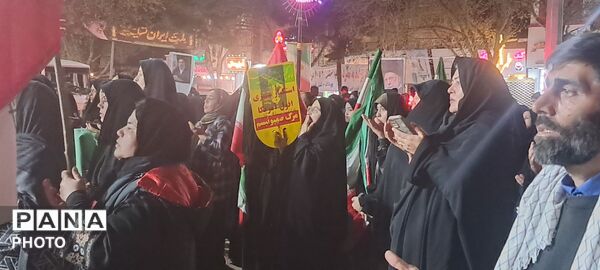 جلوه هایی از حضور باشکوه مردم آشخانه در راهپیمایی