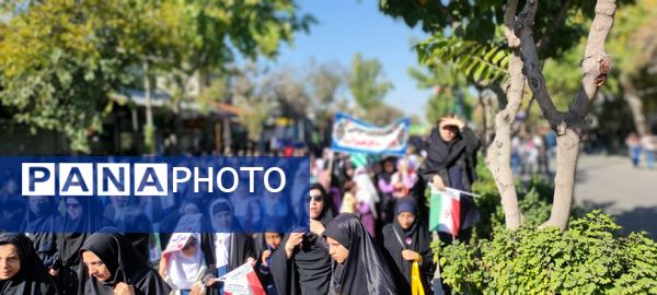 برپایی راهپیمایی باشکوه ۱۳ آبان در شهرستان شیروان