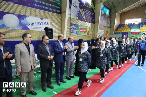 آیین افتتاحیه سی و پنجمین دوره مسابقات ورزشی دانش‌آموزان دختر منطقه یک کشور دراستان اردبیل