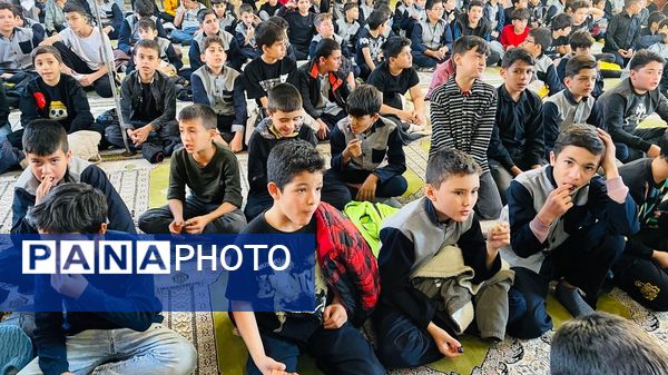 مراسم شهادت حضرت زهرا (س) در مدرسه معلم آشخانه 