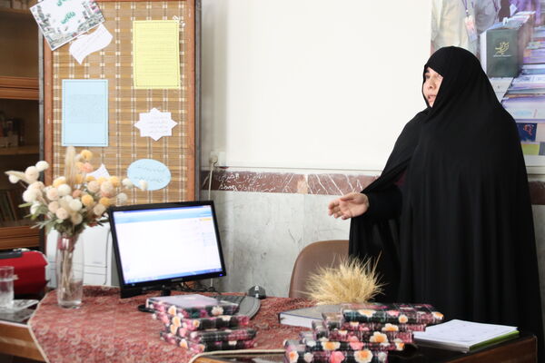 افتتاحیه کتابخانه دیجیتال در مدرسه قاضی طباطبایی اسلامشهر 
