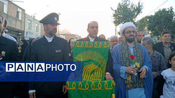 استقبال از خادمین حرم علی بن موسی الرضا در بن 