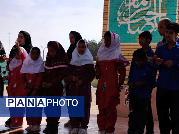 گرامیداشت یاد و نام شهید فهمیده در جاسک 