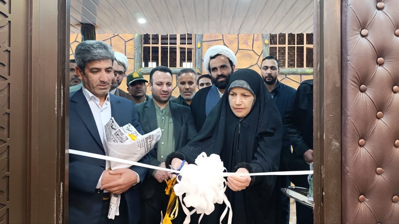 افتتاح سالن اجتماعات شهید احسان قد بیگی اردوگاه فرهنگی و تربیتی امیرکبیر (باغک شازند)