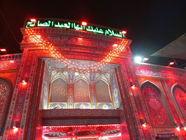 حرکت کاروان پیاده شهدای شهرستان خانمیرزا در اربعین حسینی