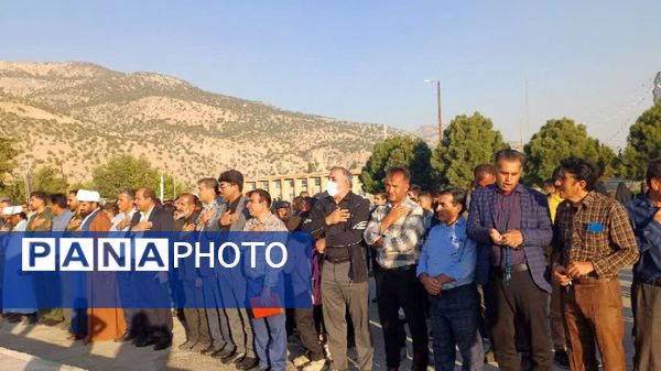 اجتماع بزرگ مردم دیشموک در محکومیت شهادت مظلومانه سید حسن نصرالله