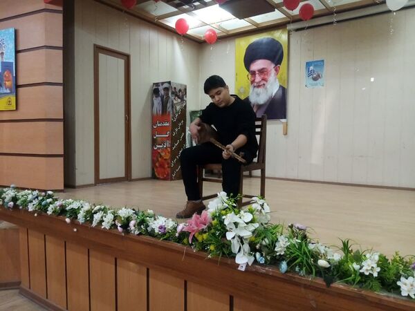 هنرنمایی دانش‌آموزان نوازنده در دیار شیخ جام