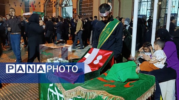 مراسم شام غریبان در گلزار شهدای یاسوج