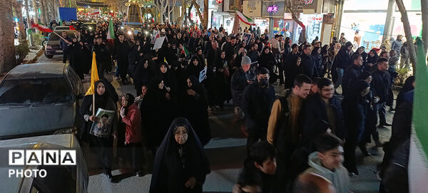 سوگواری مردم بجنورد در هفتین  شب شهادت امام شهیدشان