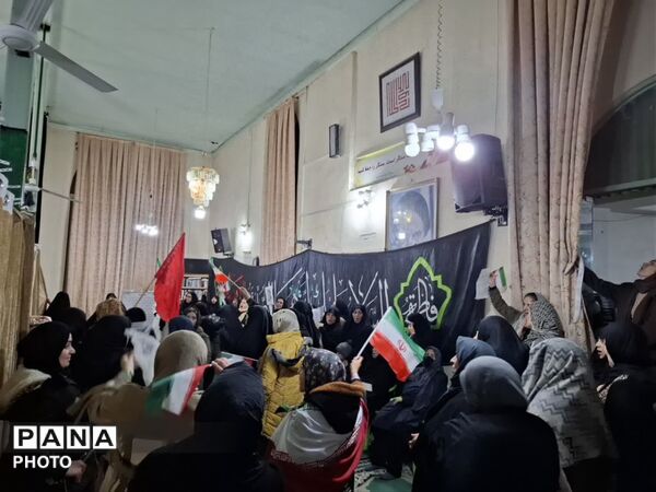 میثاق دوباره مردم روستای تکیه سپهسالار بخش آسارا با رهبر انقلاب