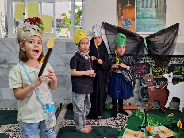مراسم عزاداری کودکان دارالقران امام علی(ع)
