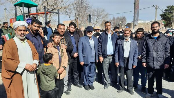 راهپیمایی 22 بهمن در شهر کهک