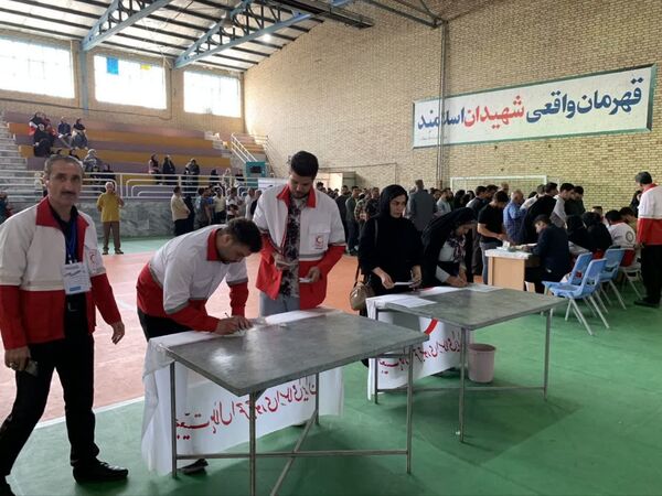 ششمین دوره انتخابات مجامع جمعیت هلال احمر در شهرستان سملقان