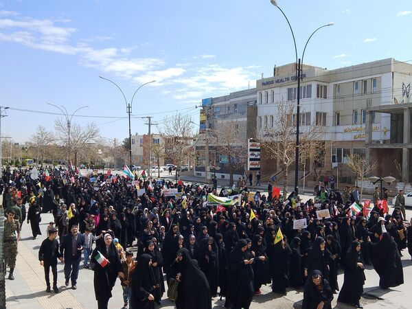 راهپیمایی باشکوه روز قدس در شهرستان گلبهار