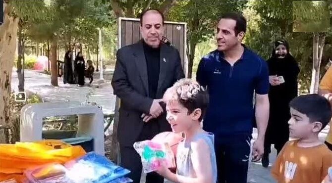 شادی و هیجان دانش آموزان قمی در جشنواره ورزشی شهر پویا 
