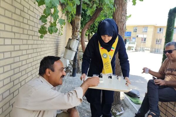 برپایی موکب به‌مناسبت سالروز شهادت رئیس جمهور و همراهان در دبیرستان شاهد 16