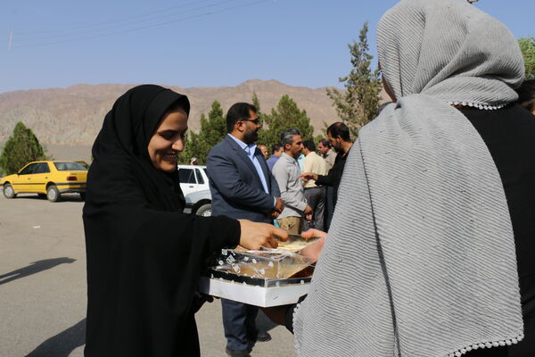 استقبال از بازیکنان تیم منتخب فوتسال استان گلباف