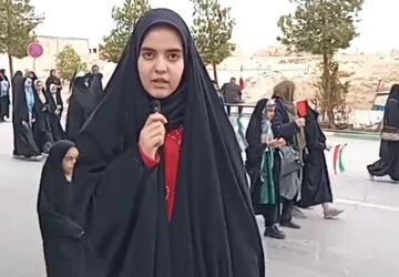 پرچم ایران از برگزاری راهپیمایی ۲۲ بهمن می گوید