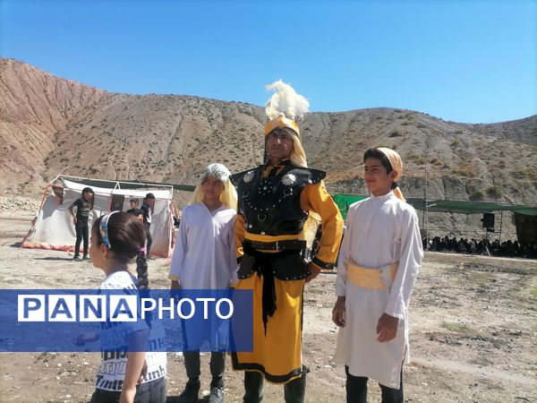 مراسم روز اربعین حسینی و تعزیه‌خوانی در شهر بار 