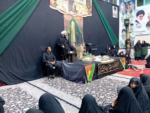 سومین شب عزاداری سیدالشهدا (ع) در فرح‌آباد کاشمر