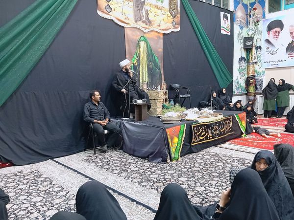 سومین شب عزاداری سیدالشهدا (ع) در فرح‌آباد کاشمر