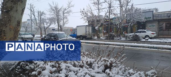 شهر نیشابور سفید پوش شد 