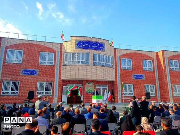افتتاح مدرسه شهید رئیسی در کاشمر