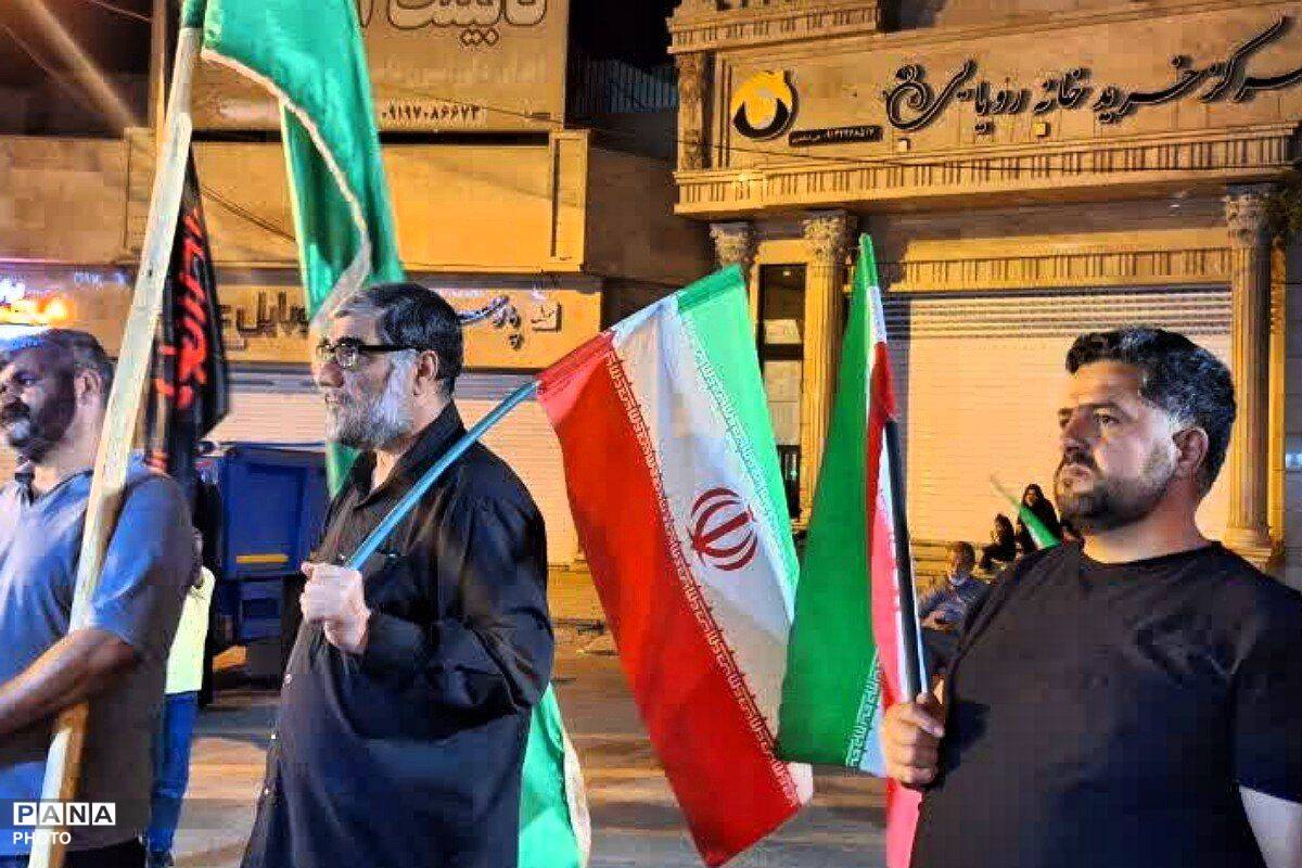 پیمانِ ایستادگی در میدانِ معلم؛ طنین لبیکِ فیروزکوهی‌ها