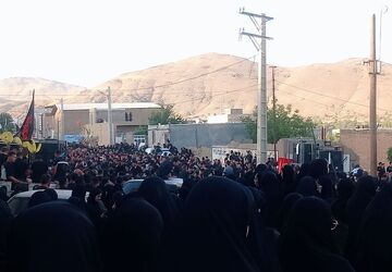 عزاداری تاسوعای حسینی در شهر ازندریان