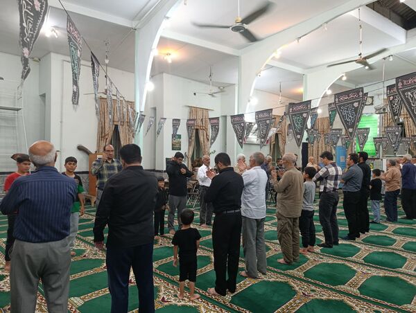 عزاداری سالروز شهادت امام حسن عسکری (ع) در مسجد صاحب‌الزمان آشخانه
