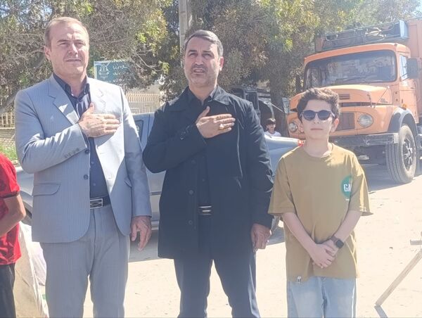 برپایی موکب سازمان دانش‌آموزی در شهرستان سملقان